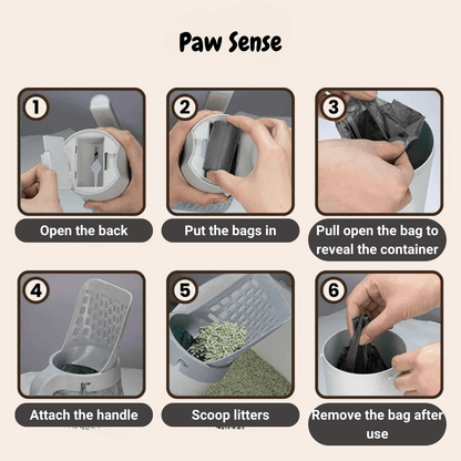 2 in 1 Cat litter scoop